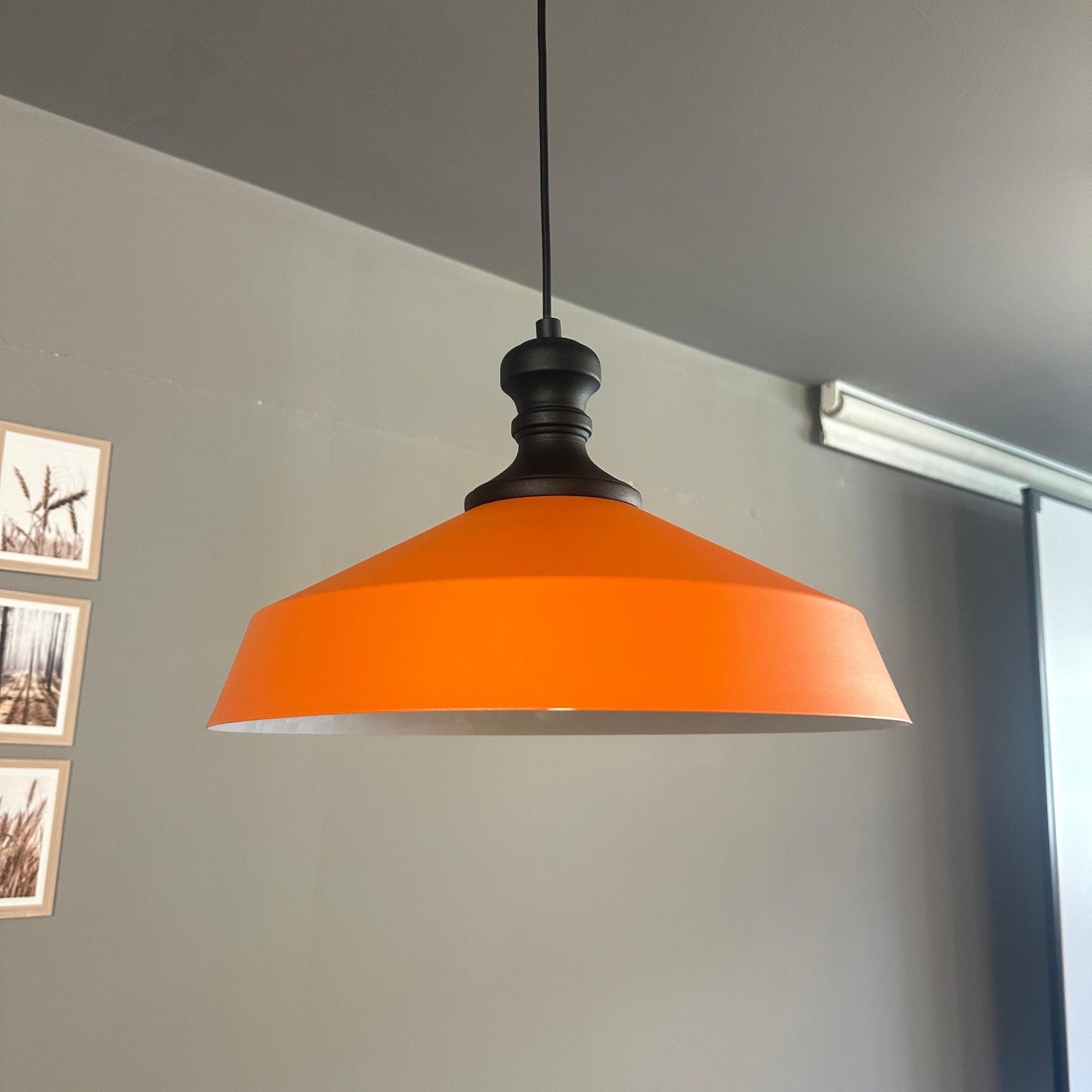 Pendelleuchte Lema Schwarz Knob Ø37,5 cm, Metall Hängelampe